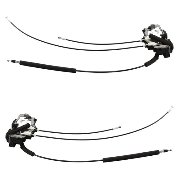 New Rear Left and Rear Right Door Lock Actuator Compatible With Nissan Titan LE 8 Cyl 5.6L Titan PRO-4X 8 Cyl 5.6L 2004-2014 By 825019GE1A 825009GE1A