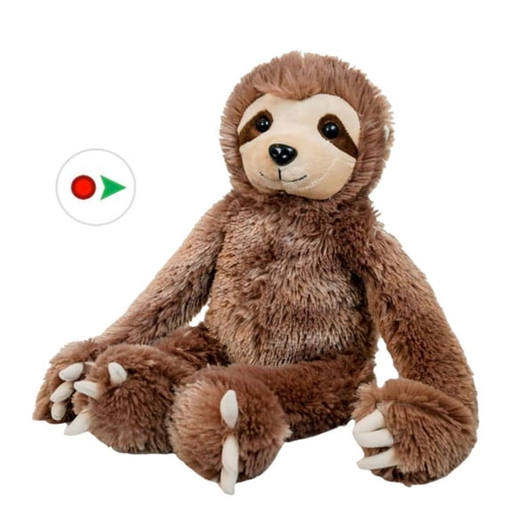 New Record Your Own Plush 16 inch Sylas the Sloth. Ready to Love in a Few Easy Steps