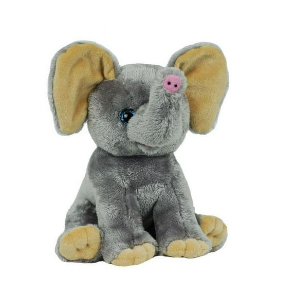 New Record Your Own Plush 8 inch Gray Elephant - Ready 2 Love in a Few Easy Steps