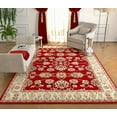 thumbnail image 1 of New Red Area Rugs 8x10 Living Room Rugs Floor Oriental Carpet Traditional Rugs, 1 of 7