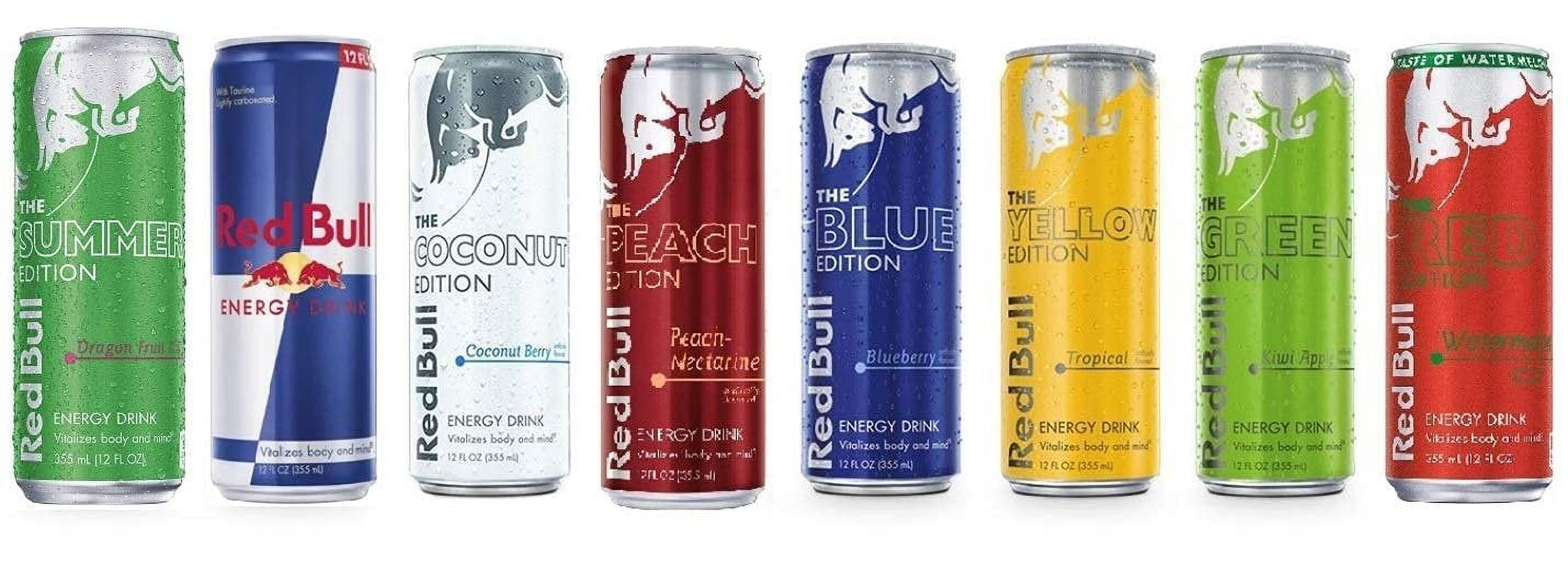 ピーチ1ミックスベリー1グレープ1レッドブル3 New Red Bull Editions Sampler Pack: Red, Yellow, Blue