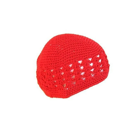 New Red Classic Knitted Skully
