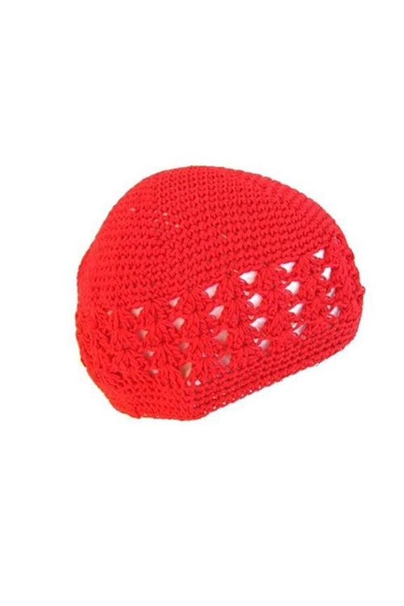 New Red Classic Knitted Skully