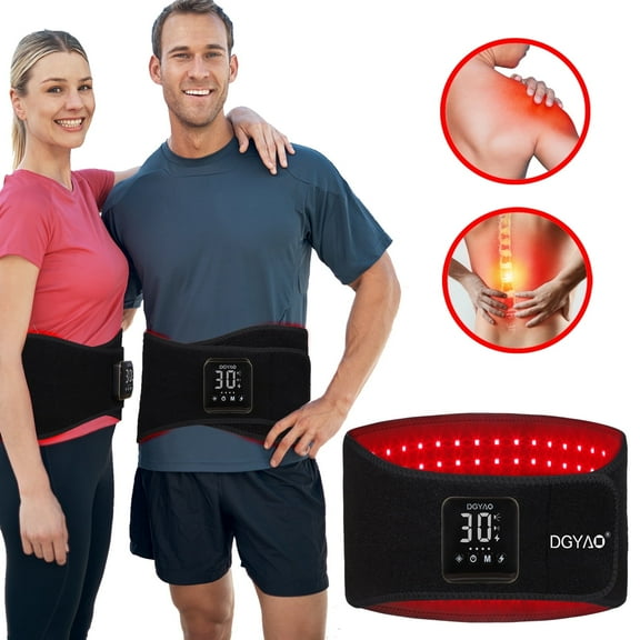 New Red Light Heating Waist Belt - Body and Muscle Relaxation Large Pad Home Use