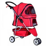 Paws & Pals 3 Wheel Foldable Pet Stroller