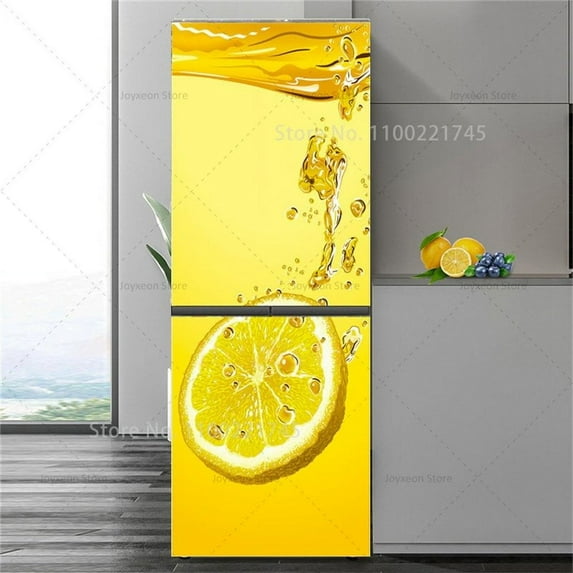 New Refrigerator Stickers To Beautify The Appearance PVC Waterproof and Oil-proof Kitchen Decoration