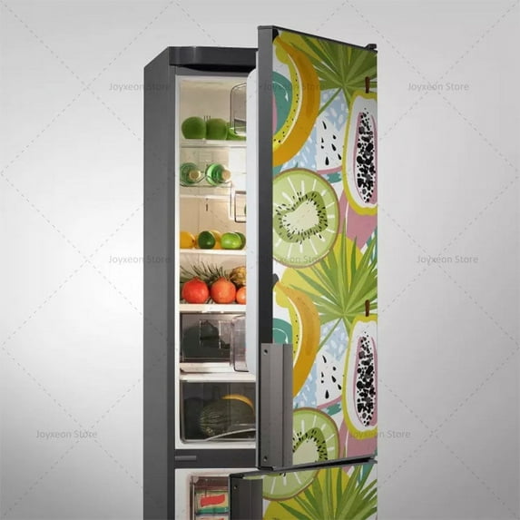 New Refrigerator Stickers To Beautify The Appearance PVC Waterproof and Oil-proof Kitchen Decoration