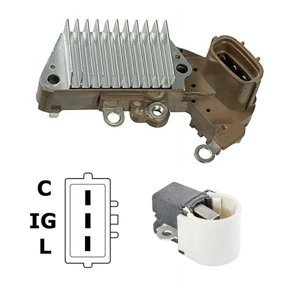New Regulator Kit Compatible With Acura Bosch Cat Denso Hella Isuzu Man Suzuki SLX Base V6 3.2L 3165CC 1996-2008 2009 2010 By Part Numbers 1260002150 8EL011711341 1012110840