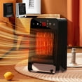 New Release, 1800W Wall Outlet Space Heater with Remote, LED Display