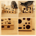 thumbnail image 1 of New Release!Cat Nail File & Scratch Puzzle Enrichment Box - Wooden Sandpaper Surface for Indoor Cats, Stress-Free Alternative to Claw Clippers & Grinders, 1 of 7
