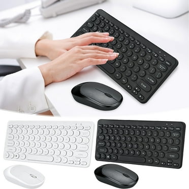 New Release,Chocolate Wireless Keyboard And Mouse Set - Silent Portable Keyboard And Mouse For Office Business And Home Use Multiple Systems