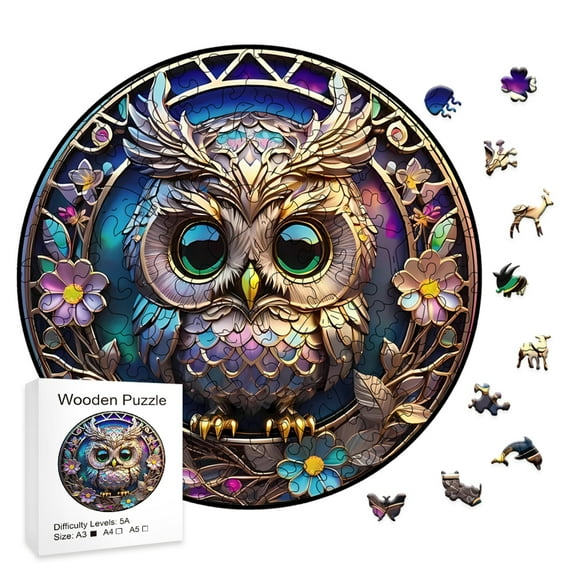 New ReleaseColorful Owl Wooden Box Puzzle | High-Difficulty Challenge | Perfect Birthday Gift | Party Entertainment Puzzle