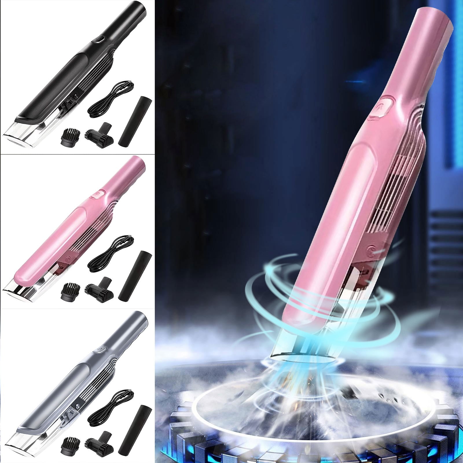 New Release, FourinOne Car Vacuum Cleaner with Air Pump, Handheld