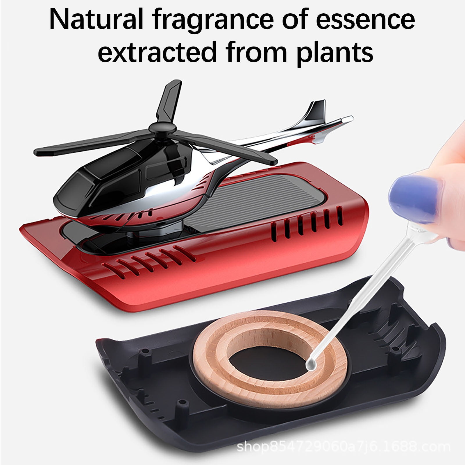 New Release! JGF844 5mlperfume Car Mounted Aromatherapy Solar Powered ...