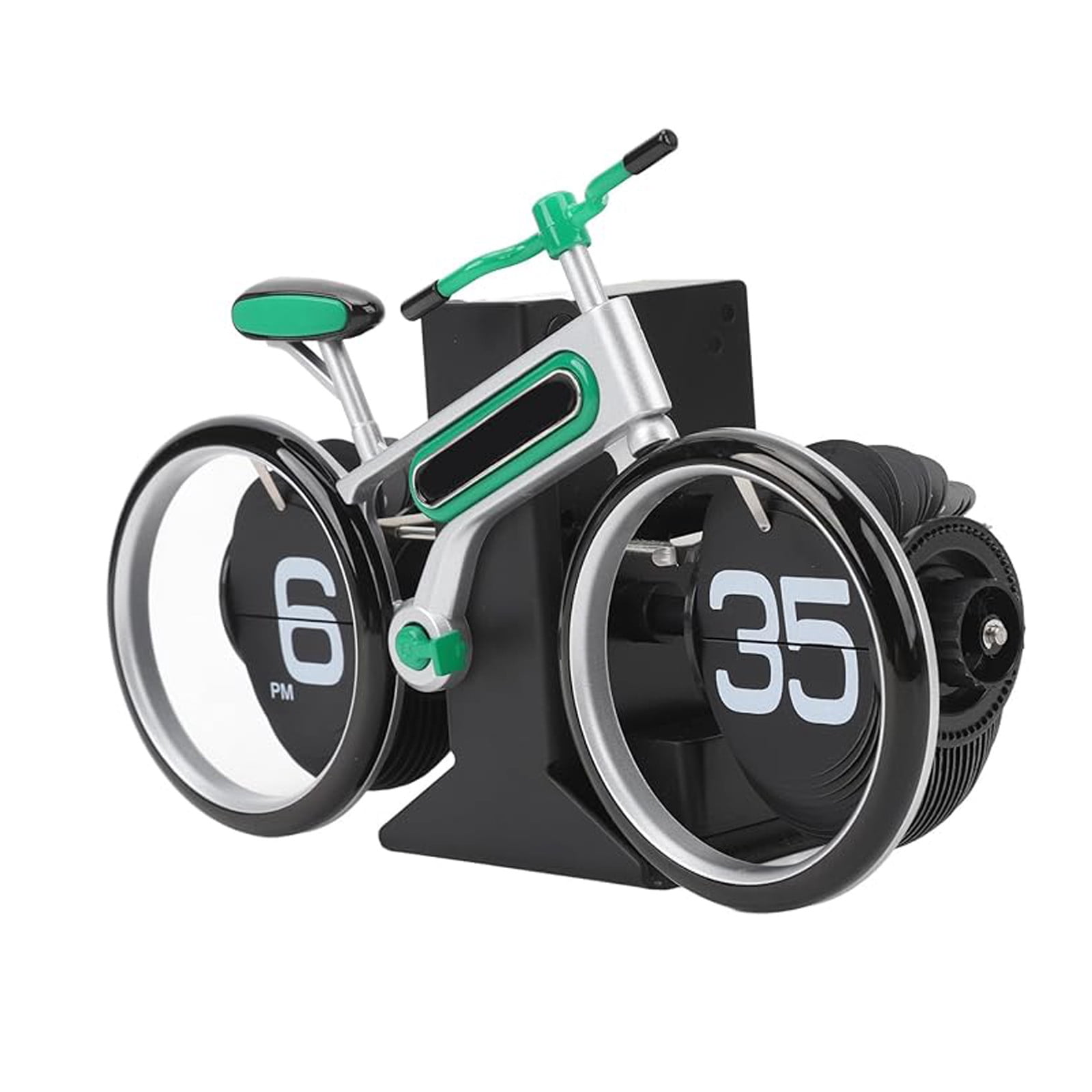 New Release! JGF844 Bicycle Flip Clock Home Desktop Personality Bicycle ...
