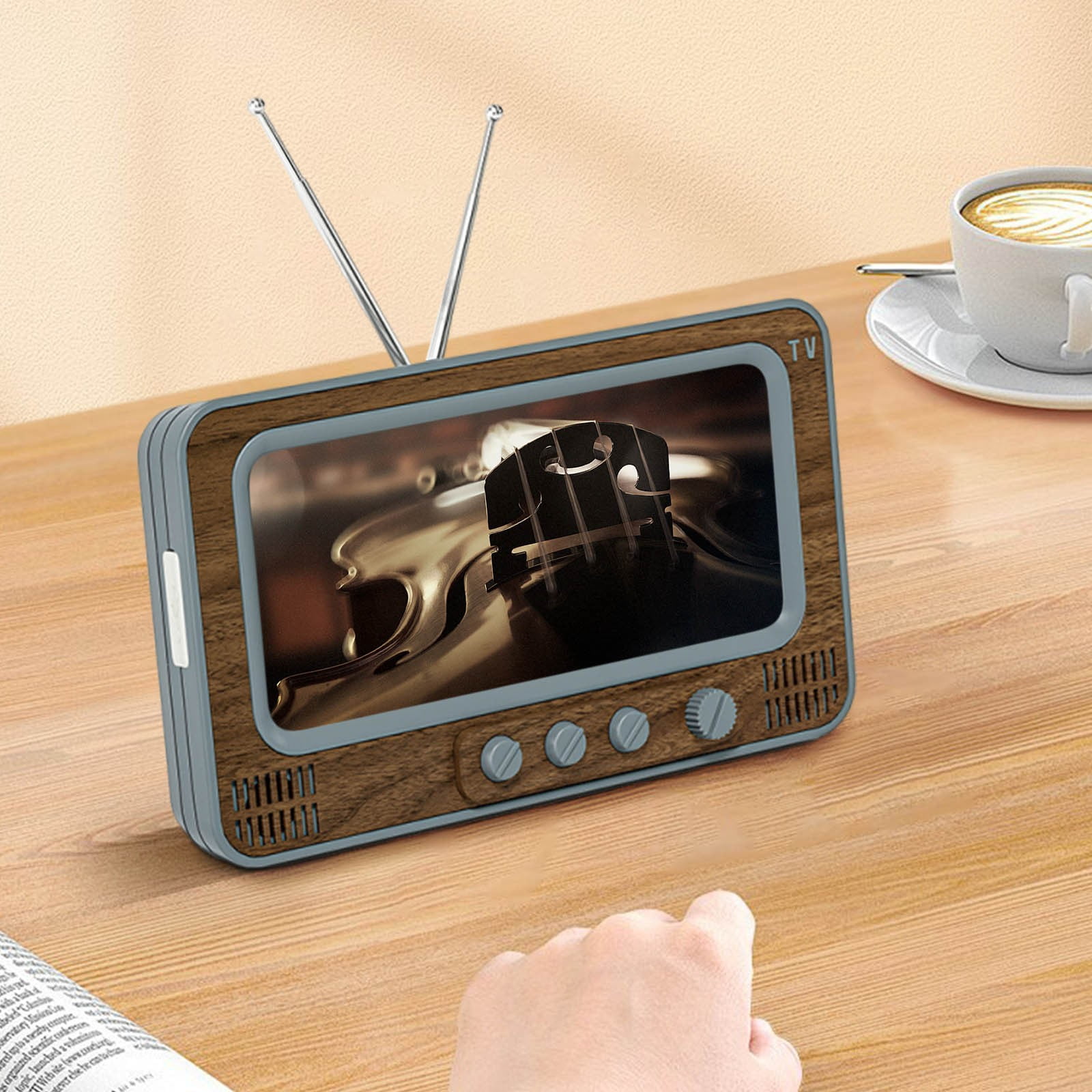 New Release! JGF844 Retro Desktop Mobile Phone Screen Amplifier TV ...