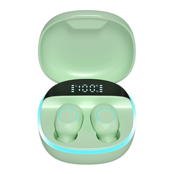 New Release,M13 Bluetooth 5.2 Earphones With Charging Box Wireless Headphone 9D Stereo Sports Earbuds Headsets With Microphone Holiday Fun|Plastic,Green,Vsgery