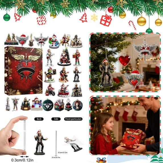 2025/MetalGods RockLegend Calendario Dell'Avvento BlindBox Figura Regalo Natale 406399169279 - Foto 10