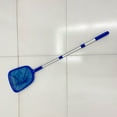 thumbnail image 1 of New Release, Swimming Pool Leaf Skimmer Net,With 3 Sections Telescopic Aluminum Pole & Nylon Medium Fine Mesh Pool Net,Pool Cleaning Tool For Removing Leaves & Debris,Scrubbers | Abs, C, 1 of 8