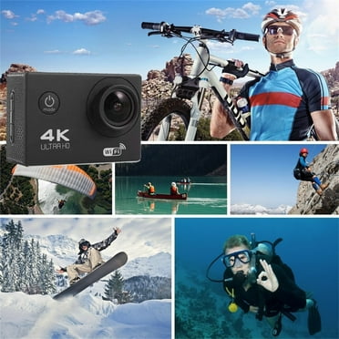 New Release,Wireless WiFi Intelligent High-definition Outdoor Camera 4K Sports DV,Vsgery,Black