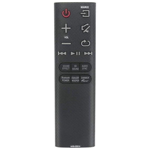 New Remote AH59-02631A Control Compatible with Samsung HW-H450 HW-HM45C HW-H450/ZA HW-HM45 Soundbar HWH430 HWHM45C HWH450/ZA HW-H430