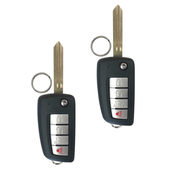 New Remote Car Key FOB For 2003-2006 Infiniti G35 NISSAN 350Z Flip 4 BUTTON KBRASTU15 315Mhz 46chip (2 Pack)
