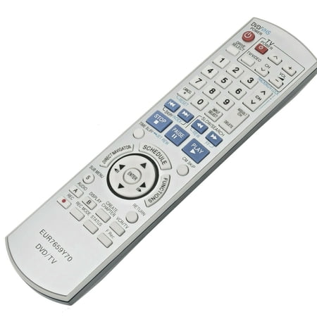 XYZ Sales EUR7659Y70 Remote Control for Panasonic DVD DMR-ES35VPC, White