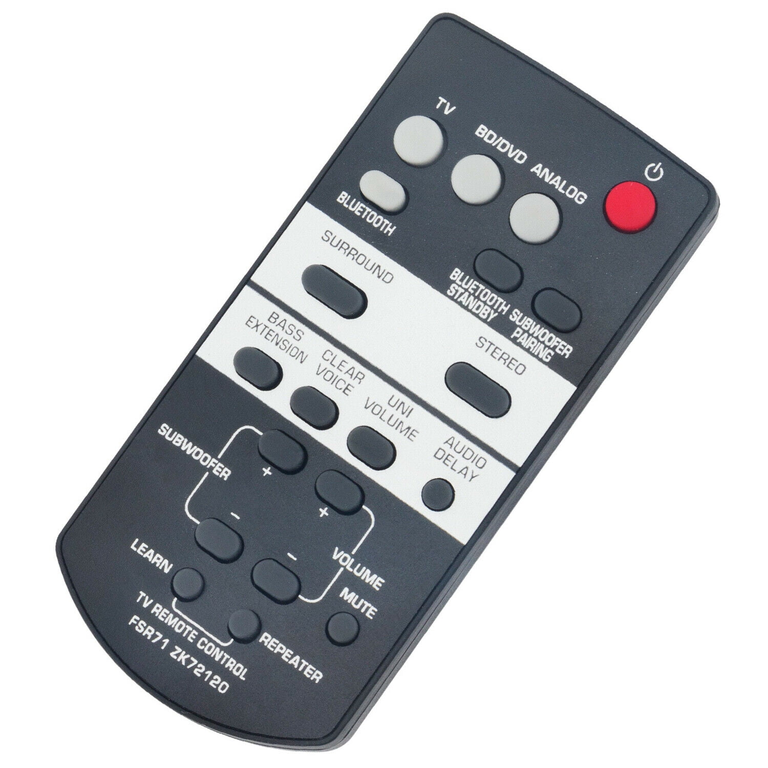 New Remote Control FSR71 ZK72120 for Yamaha Soundbar YAS203 YASCU203