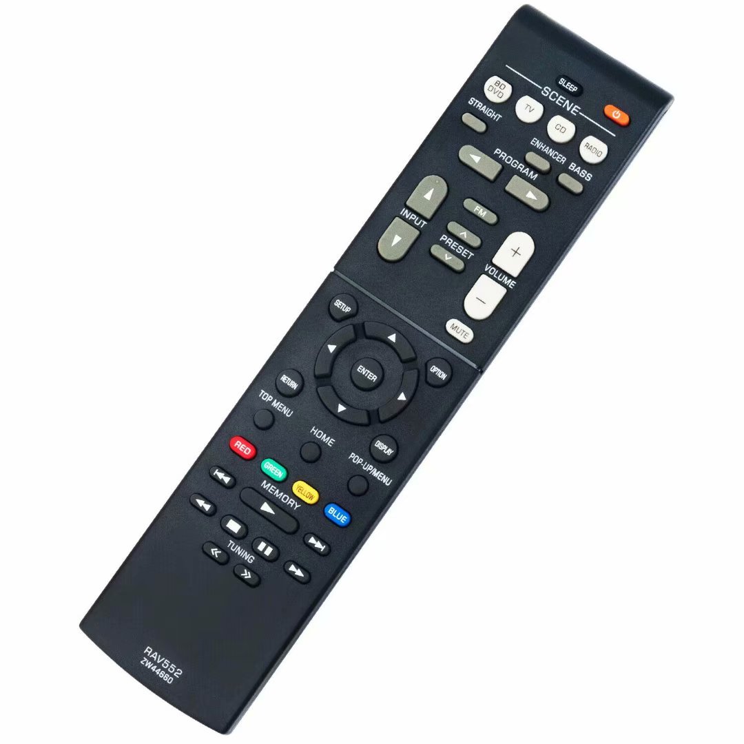 Telecomando Universale Yamaha RAV552 ZW44660 – Sostitutivo Per Ricevitore AV, Facile Da Usare, Nessuna Programmazione