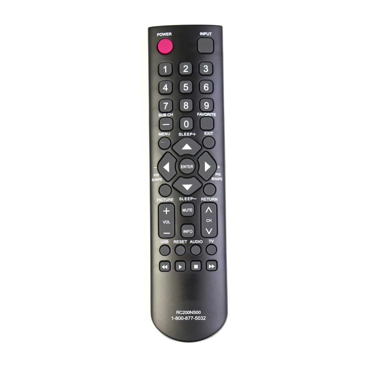 New Remote Control RC200NS00 Fits For SANYO LCD-LED HDTV DP24E14M DP32D53 DP32D53M DP39D14M DP40D64 DP50E44M GXBB GXDB CS-90283U CS90283U NH315UD DP24E14M DP32D53 DP32D53 DP39D14M DP40D64 DP50E44M FVD