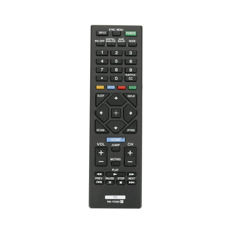 New Remote Control RM-YD092 fits for Sony LCD HDTV TV KDL-24R400A