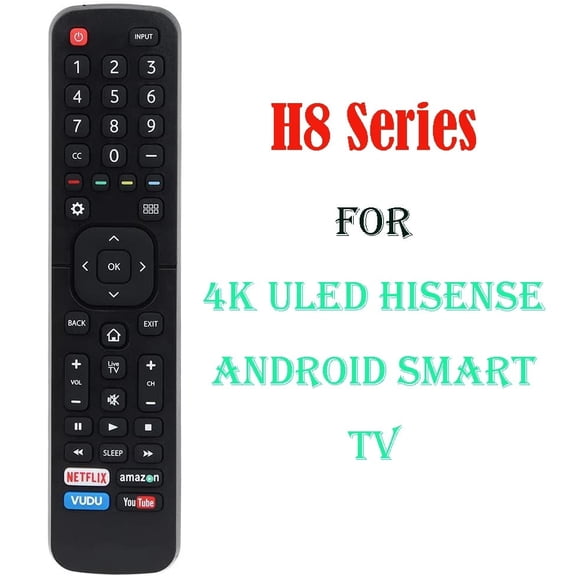 New Remote Control fit for Hisense ANDROID SMART TV H8 Series 75H8G 65H8G 55H8G