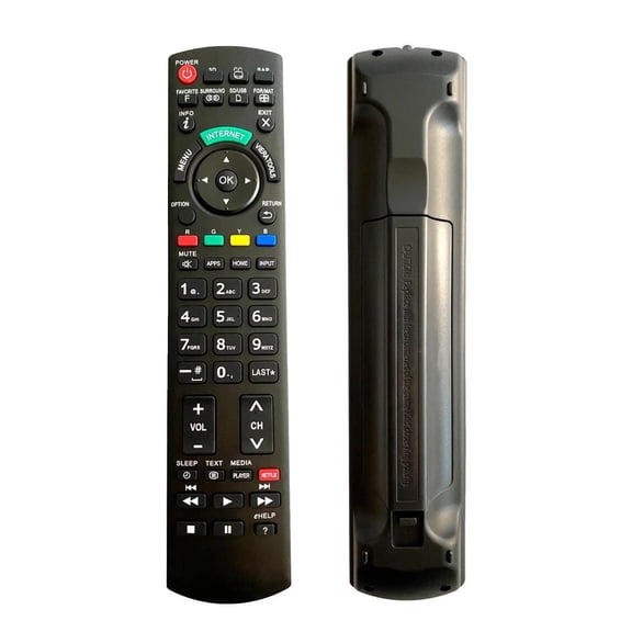 New Remote Control for Panasonic TV TC-P65VT25 TC-P65ST60 TC-P65V10 TC-P65VT30