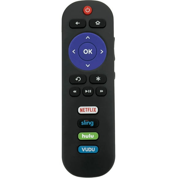 New Remote RC280 Replacement For TCL Roku TV with Netflix Sling Hulu Vudu Keys