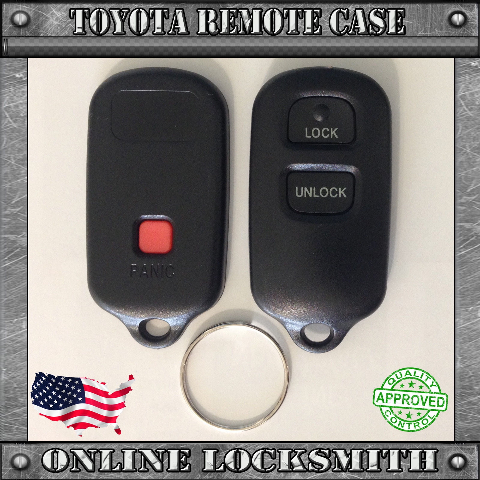 New Remote Shell Keyless Entry Fob Case For Toyota Lock Unlock and ...