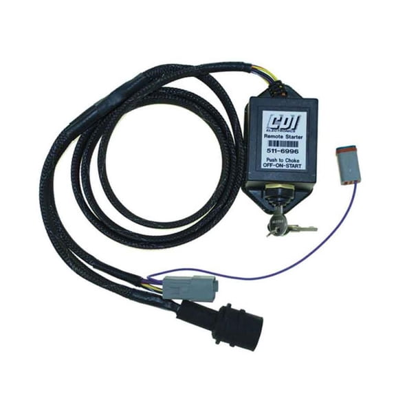 Remote Starter Switch Compatible with Johnson Evinrude OMC Outboard Engine Diagnostic Cranking Testing Tool Replaces 511-6996
