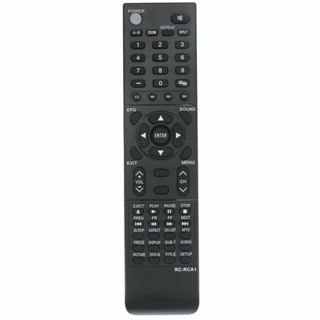 New Remote replacement RC-RCA1 for RCA LCD LED TV LED50B45RQ RE20QP80 LED30B30RQ 40LA45RQ