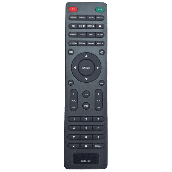 New Replace RC2013V For Viore TV Remote Control LED19VH55D LED26VF55D LED22VF50