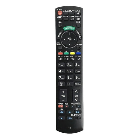 New Replace RM-659 For Panasonic N2QAYB000659 3D TV Blu-ray BD Remote Control