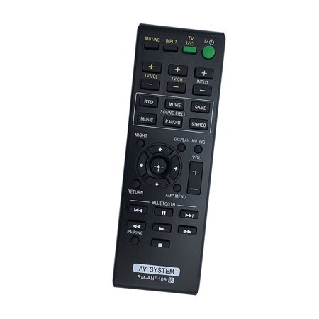 New Replace RM-ANP109 Remote for Sony AV System HT-CT260 HT-CT260C HT-CT260H