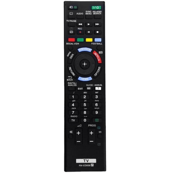 New Replace RM-ED058 for TV Remote Control KDL55W955B KDL-60W855B RM-ED059