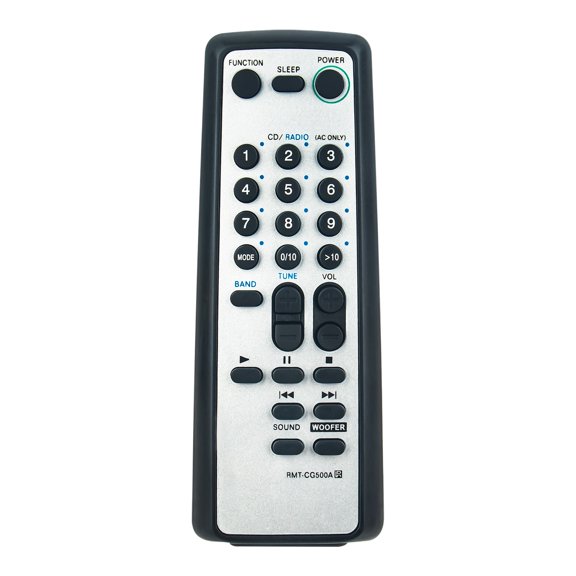 New Replace RMT-CG500A Remote Control Compatible with CD Radio Cassette Recorder CFD-S28L CFD-S38 CFD-S38L CFD-S55 CFD-G70 CFD-G70L CFD-S350 CFD-S350L