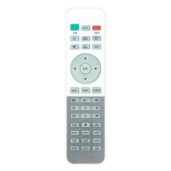 New Replace Remote Control compatible with BENQ W1070 W1090 W1110 W1120 W1700 TH683 TH670 TK800M
