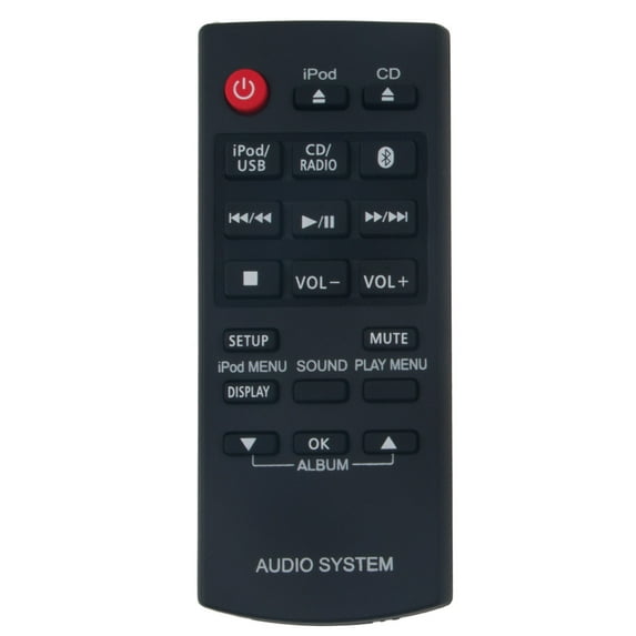 New Replace Remote Control fit for Panasonic Stereo System SC-HC58 SCHC58DB SC-HC38