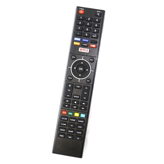New Replace Remote Smart LED TV Controller w/ VUDU NETFLIX Key for Element TV