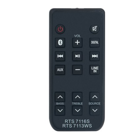 New Replace Soundbar Remote Control for RCA Sound Bar RTS7116S RTS7113WS Speaker
