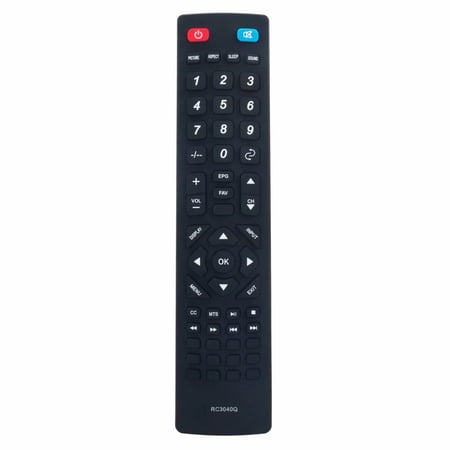 New Replaced RC3040Q Remote Control For Quasar LCD TV 2Q4201U SQ5501U