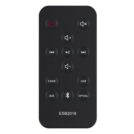 New Replaced Remote Control Fit for Element Soundbar ESB2018 2.0 BT Sound Bar