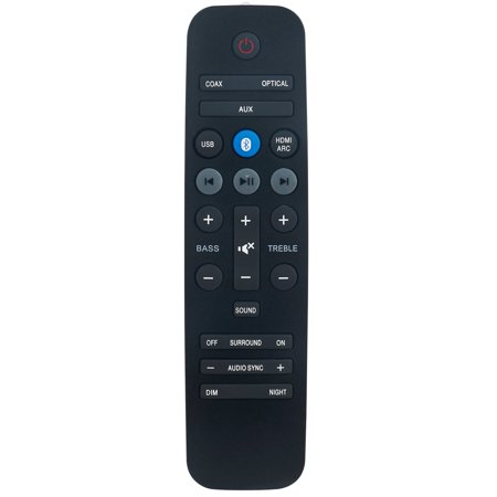 New Replaced Remote Control Fit for Philips Soundbar HTL3140B HTL3140B/12 HTL3140B/F7 HTL2163B/F7 HTL2163B HTL3140B/12