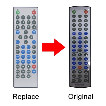 New Replaced Remote Control For SunBriteTV / SUNBRITETV 3260HD